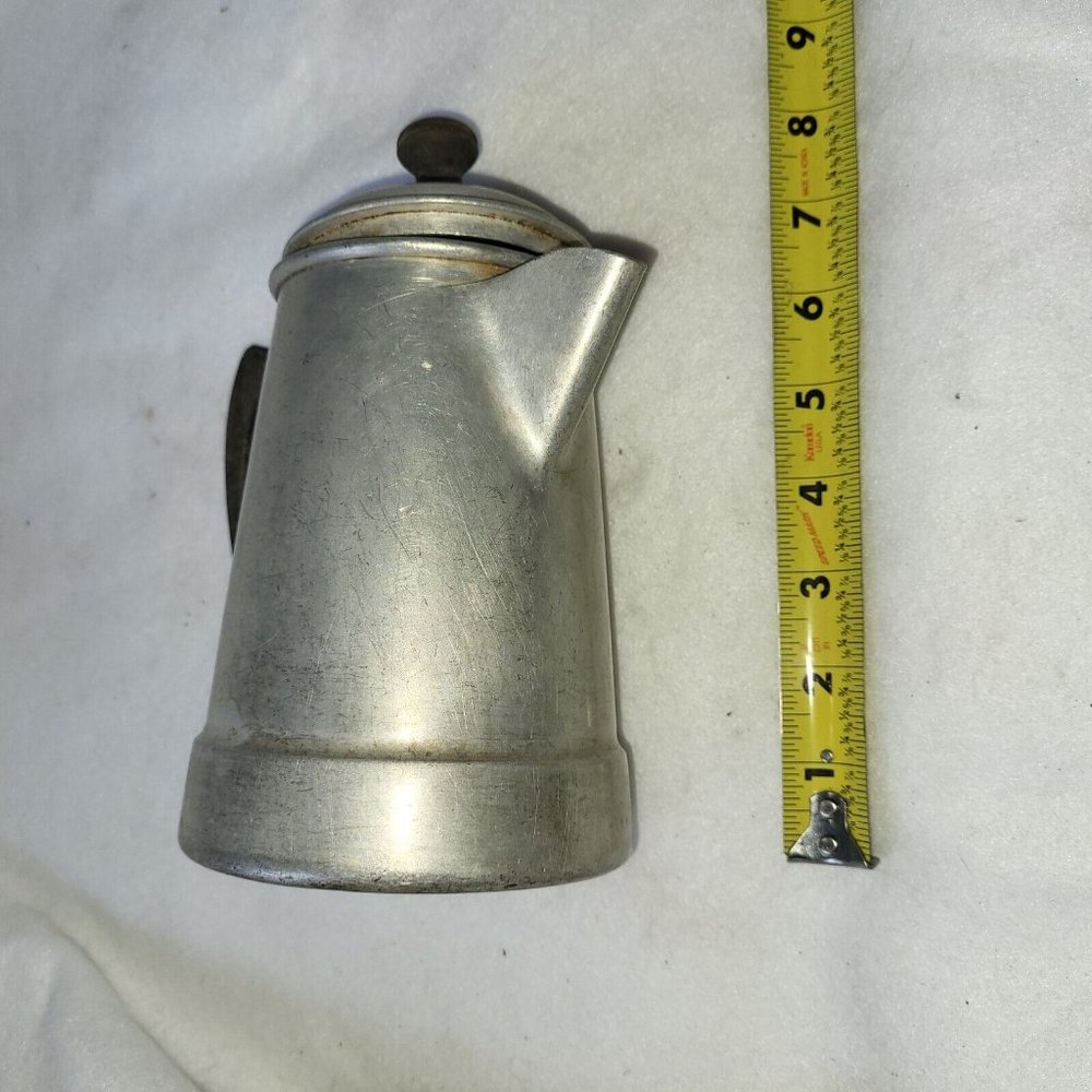 Aluminum Universal  L.F & C. Tea Coffee Pot Wood Handle and Knob, Cover Incl...H